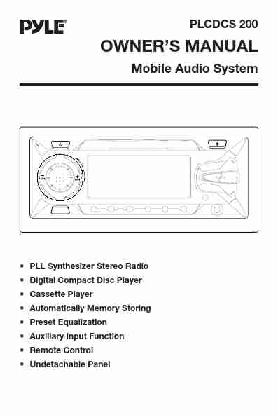 Radio Shack Car Stereo System PLCDCS 200-page_pdf